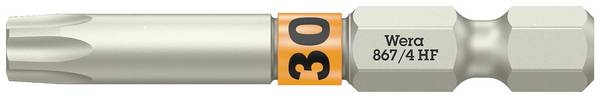 <br>  Wera<br>  05060510001<br>  867/4<br>  bit Torx<br>  Pohon (šroubovák): 1/4" (6,3 mm)<br>  Typ zakončení: TORX<br>  TX 30<br>  50 mm<br>