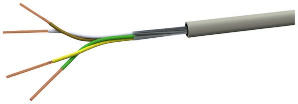 VOKA Kabelwerk LiYY LIYY7 řídicí kabel 100 m, stříbrnošedá (RAL 7001)