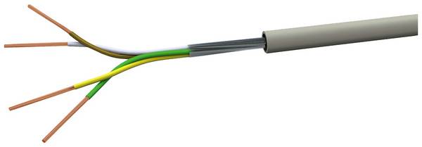 VOKA Kabelwerk LiYY LIYY8X034 řídicí kabel 100 m, stříbrnošedá (RAL 7001)