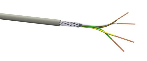 VOKA Kabelwerk LiYCY LIYCY2X2X05 řídicí kabel 100 m, štěrkově šedá (RAL 7032)