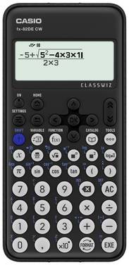 Casio FX-82DE CW  technicko-vědecký počítač, displej (počet míst) 10, na baterii, černá