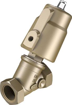 FESTO šikmo usazený ventil 1002505 VZXF-L-M22C-M-B-G1-230-H3B1-50-10 Materiál pouzdra mosaz Těsnicí materiál PTFE 1 ks