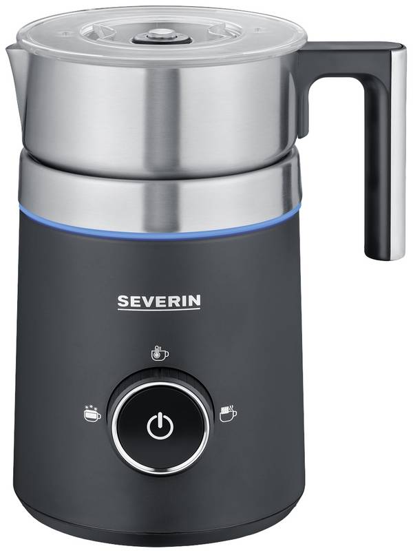 Severin SM 3585 napěňovač mléka, nerezová ocel kartáčovaná, černá (matná), 500 W, SM 3585