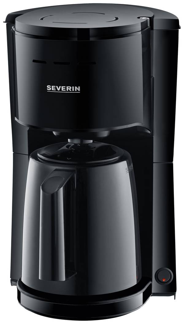 Severin KA 9306 kávovar černá  připraví šálků najednou=8 termoska, s funkcí filtrování kávy