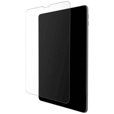 Tablet s ochrannou fólií, která je právě nanášena.