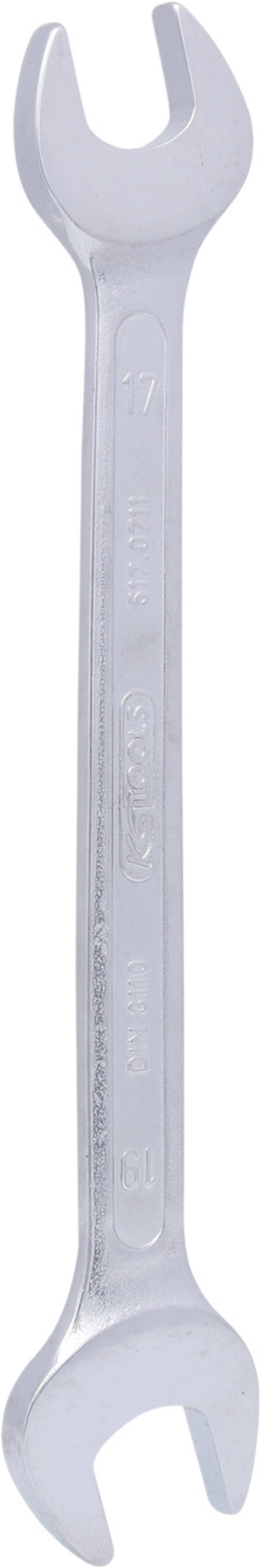 KS Tools 517.0711 5170711 oboustranný plochý klíč  Délka klíče (cm) (jen pro nadpis) 17 - 19 mm