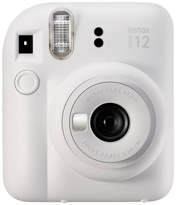 Fujifilm instax mini 12 Clay White instantní fotoaparát    Kaolínová bílá