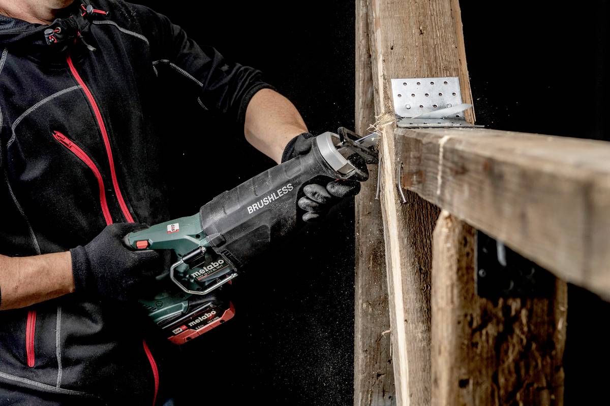 Metabo akumulátorová šavlová pila, bezkartáčové, kufřík, bez akumulátoru, bez nabíječky, 18 V, 602258840-4
