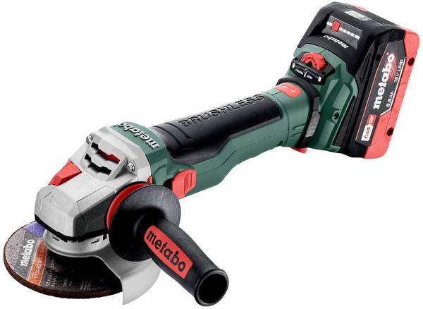 Metabo WVB 18 LTX BL 15-125 Quick 601731660 Akumulátorová úhlová bruska  125 mm, bezkartáčové, vč. 2x aku, vč. nabíječky, kufřík, 18 V, 5.5 Ah