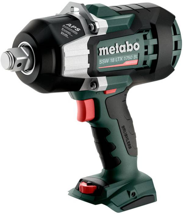 Metabo SSW 18 LTX 1750 BL, 602402850 aku rázový utahovák, 1750 Nm, 18 V, bezkartáčové, bez akumulátoru, bez nabíječky