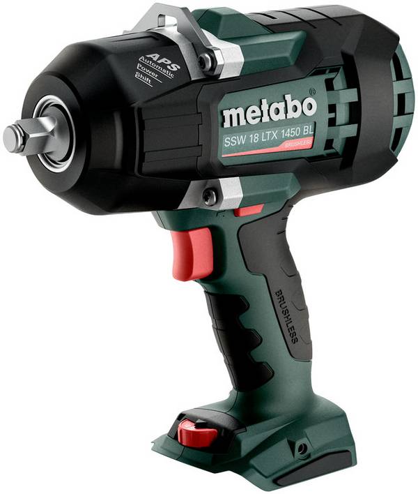 Metabo SSW 18 LTX 1450 BL, 602401850 aku rázový utahovák, 1450 Nm, 18 V, bezkartáčové, bez akumulátoru, bez nabíječky