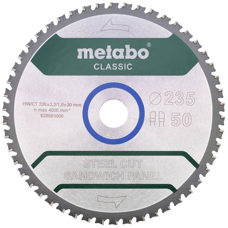 Metabo 628681000 pilový kotouč 235 x 30 mm Počet zubů (na palec): 50 1 ks