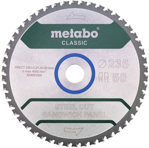Metabo  628681000 pilový kotouč   235 x 30 mm Počet zubů (na palec): 50 1 ks