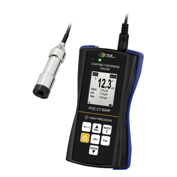 PCE Instruments PCE-CT 80HP-FN2D5 měřič tloušťky laku, 0 - 2500 µm