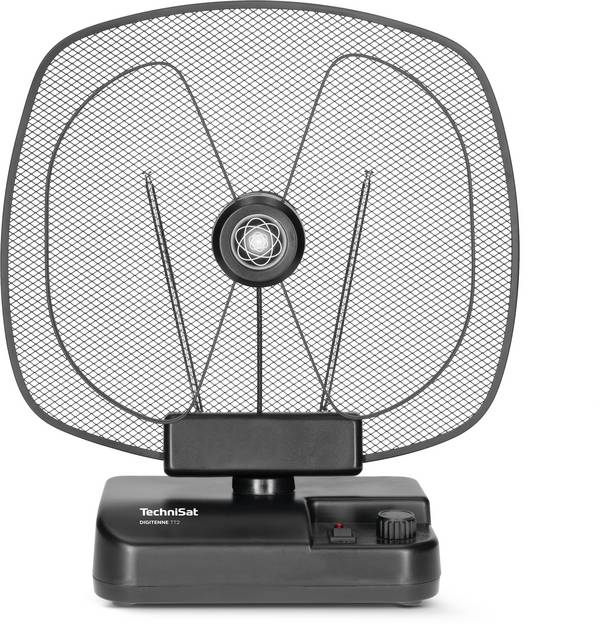 TechniSat Digitenne TT2 Aktivní všesměrová DVB-T/T2 anténa vnitřní, stacionární, do zásuvky (230 V) Zesílení: 30 dB černá