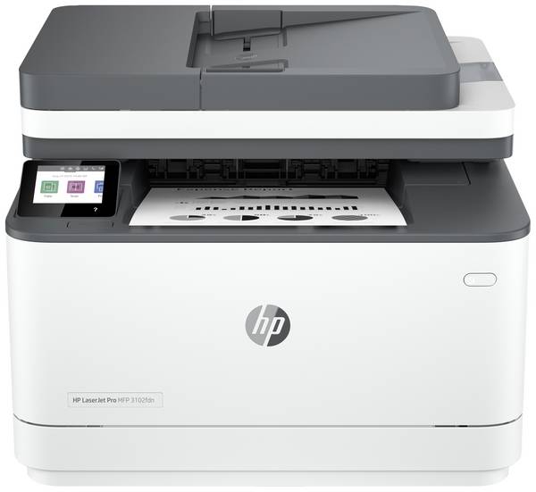 HP LaserJet Pro MFP 3102 fdn multifunkční tiskárna laserová černobílá  A4 tiskárna, skener, kopírka, fax duplexní, LAN, USB, Služba HP Instant Ink, ADF