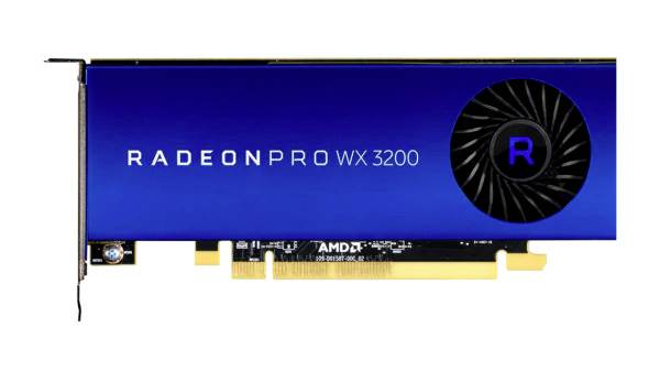 AMD grafická karta AMD Radeon Pro WX 3200 Radeon Pro WX 3200  4 GB GDDR5 RAM PCIe  mini DisplayPort nízký profil