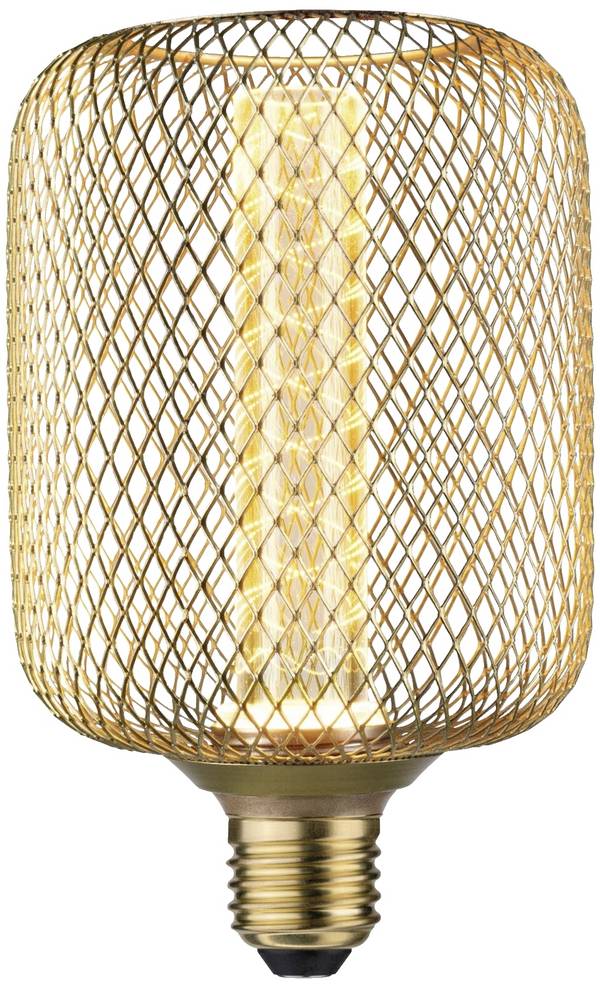Paulmann 29085 LED  E27 Válcové svítidlo se spirálou 4.2 W zlatá (Ø x v) 100 mm x 162 mm  1 ks