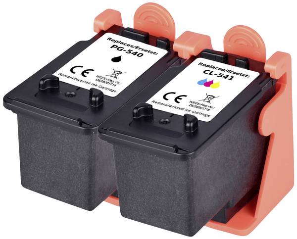 Renkforce Ink náhradní Canon PG-540, CL-541 kompatibilní kombinované balení černá, azurová, purppurová, žlutá  RF-5628790