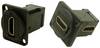 Cliff CP30253 HDMI adaptér zásuvka, vestavná černá 1 ks