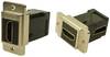 Cliff CP30753M3 HDMI adaptér zásuvka, vestavná niklová, černá 1 ks