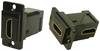 Cliff CP30753MB HDMI adaptér zásuvka, vestavná černá 1 ks