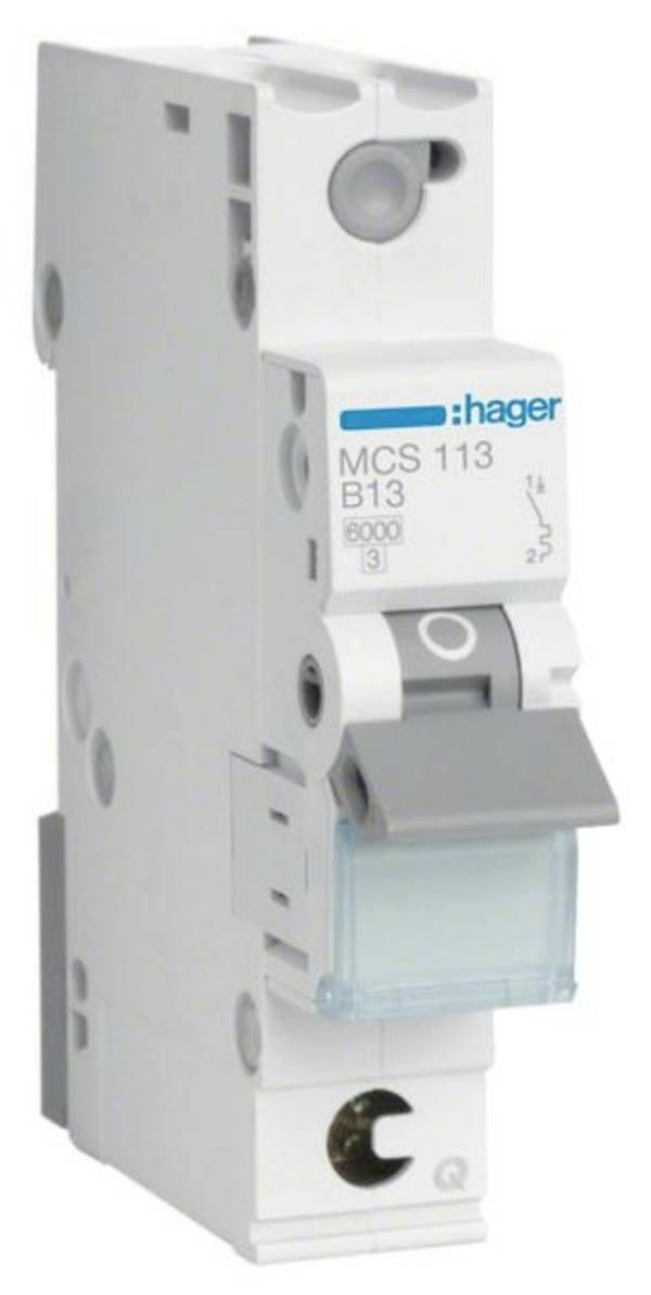 Hager MCS113 MCS113 elektrický jistič 1pólový 13 A 400 V