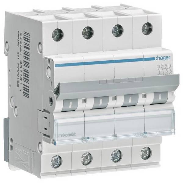 Hager MCN432 MCN432 elektrický jistič 4pólový 32 A 400 V