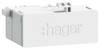 Hager ZZ45WAN2PP RJ45 vestavný modul Keystone CAT 6A