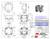 Technický výkres obdélníkového pouzdra, zobrazující různé pohledy a rozměry. Výrobce: Hammond Manufacturing, model 1556B.
