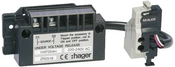 Hager HXF054H HXF054H podpěťová spoušť 220 V, 240 V 1 ks