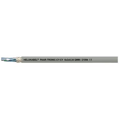 Kabel od společnosti HELUKABEL, označený jako 'PAAR-TRONIC-CY PGY 6x2x0,34 QMM' s označením CE.