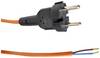 HELU 84670-1 napájecí síťový kabel oranžová 3 m