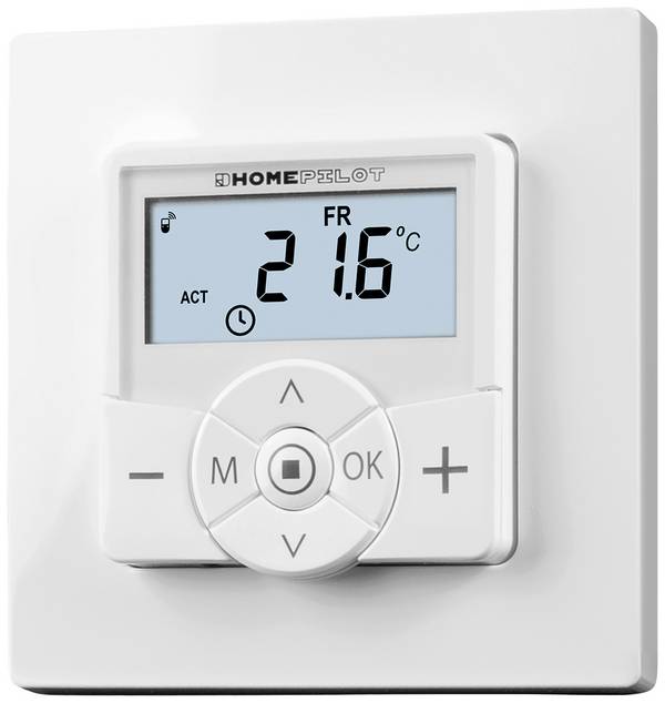 13501001 HOMEPILOT - Raumthermostat smart HOMEPILOT  bezdrátový pokojový termostat