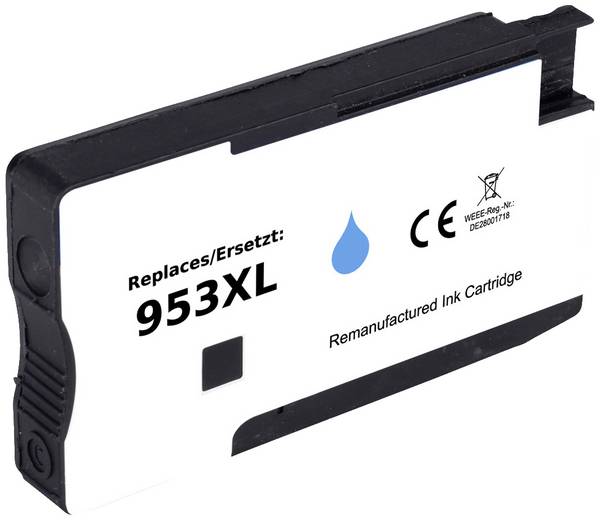 Renkforce Ink náhradní HP 953XL, F6U16AE kompatibilní  azurová  RF-5655878