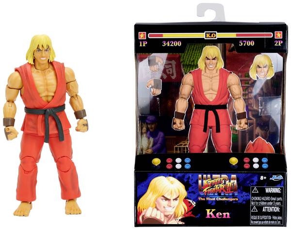 Jada Toys Street Fighter II Ken 6" Figure