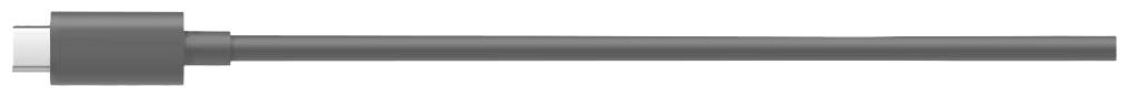 Šedý USB kabel zasunutý do elektrické zásuvky jako ústřední prvek obrazu.