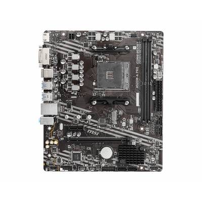 MSI A520M-A PRO Základní deska Socket (PC) AMD AM4 Tvarový faktor Micro-ATX Čipová sada základní desky AMD® A520-0