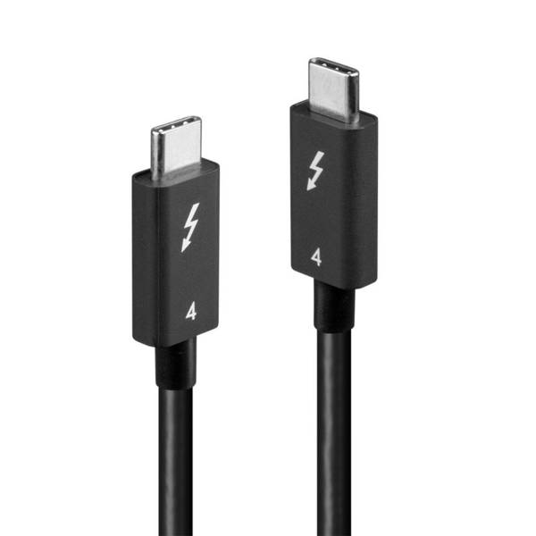 LINDY Kabel pro displeje USB-C®  Thunderbolt™ 4 USB-C ® zástrčka, USB-C ® zástrčka 1.00 m černá 8K UHD 31120