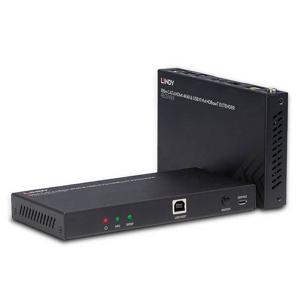 LINDY 38343  KVM prodlužovač HDMI  3840 x 2160 Pixel