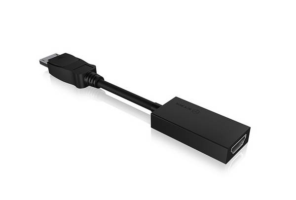 ICY BOX 60475 DisplayPort adaptér  černá  0 mm