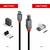 Rozdíl mezi USB Type C a USB Type B konektory. USB Type C je štíhlejší a modernější, zatímco Type B je širší.