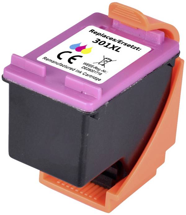 Renkforce Ink náhradní HP 301XL, CH564EE kompatibilní  azurová, purppurová, žlutá  RF-5705444