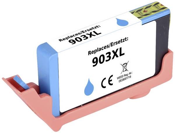 Renkforce Ink náhradní HP 903XL, T6M03AE kompatibilní  azurová  RF-5705454