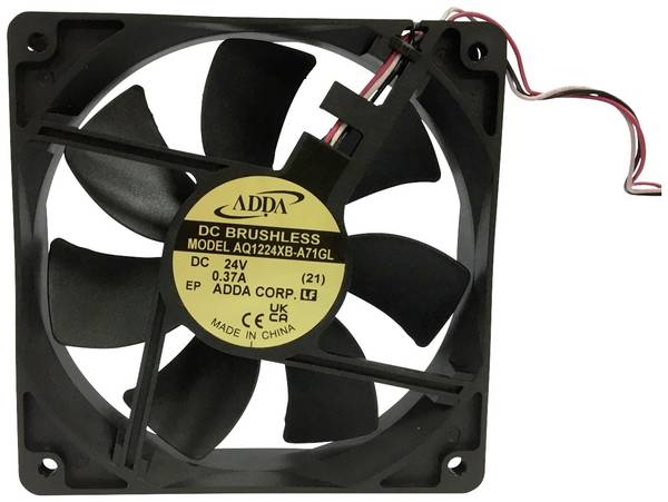 ADDA AQ1224XB-A71GL(21) axiální ventilátor, 24 V/DC, (d x š x v) 120 x 120 x 25 mm, AQ1224XB-A71GL(21)
