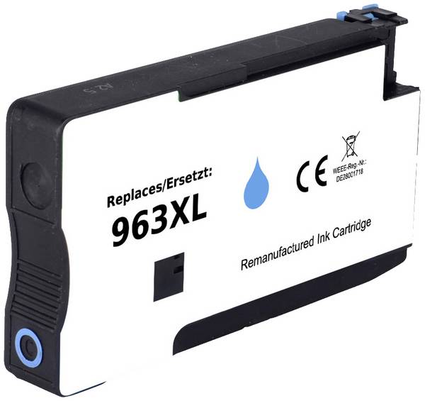 Renkforce Ink náhradní HP 963XL, 3JA27AE kompatibilní  azurová  RF-5706052