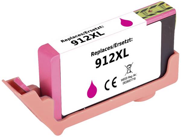 Renkforce Ink náhradní HP 912XL, 3YL82AE kompatibilní  purppurová  RF-5706054
