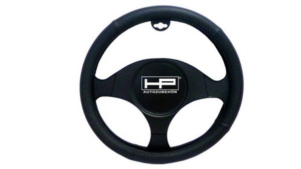 HP Autozubehör  potah na volant (Ø x v) 40.5 cm x 3.5 cm pravá kůže černá 37 - 39 cm