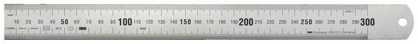 BMI biegsamer Stahlmaßstab 1000mm 18x0,5mm  VA  DIN2968  plus6 963100030 pravítko   1000 mm Nerezová ocel