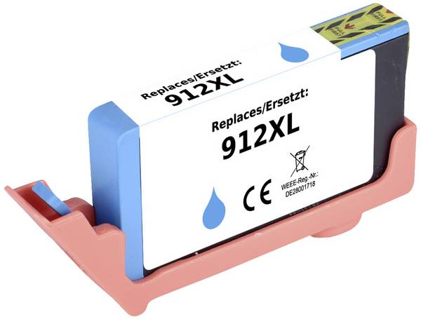 Renkforce Ink náhradní HP 912XL, 3YL81AE kompatibilní  azurová  RF-5718846